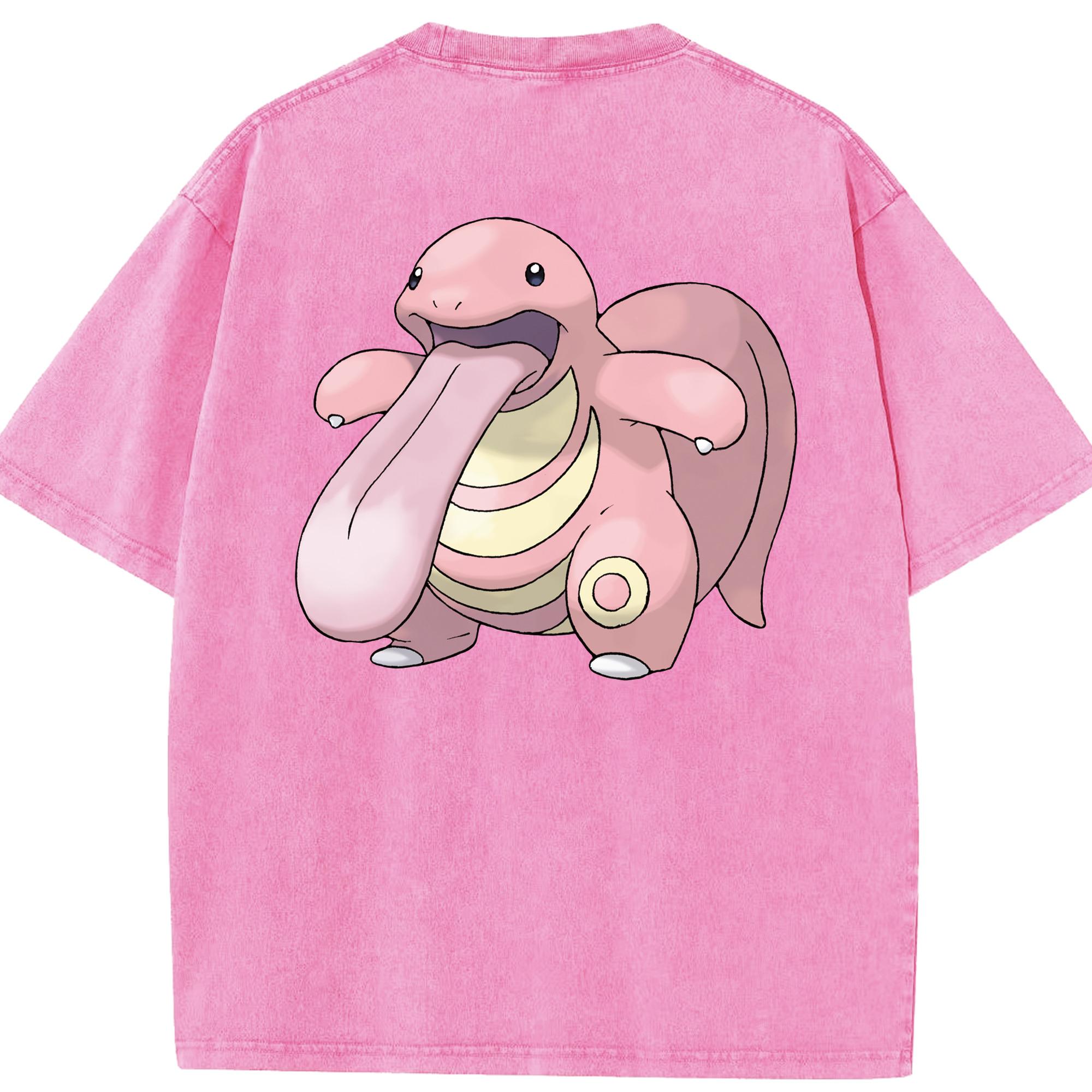 （画像用） ポケットモンスター Pokémon 綿100% ヴィンテージ風 半袖Tシャツ（背面プリント）